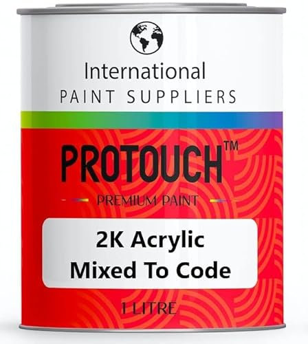 PROTOUCH for Jet Black - 2K Acrylic Direct Gloss Car Paint Spray 1 Litre