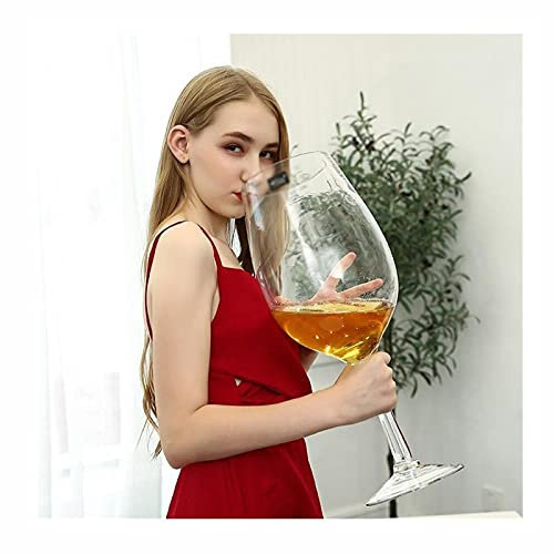 NEWNAN Copa de Vino Extra Grande, Copa de Vino de Cerveza Gigante, Barra de Copa Personalizada, Copa de Vino de Gran Capacidad (tamaño: 6500 ml)