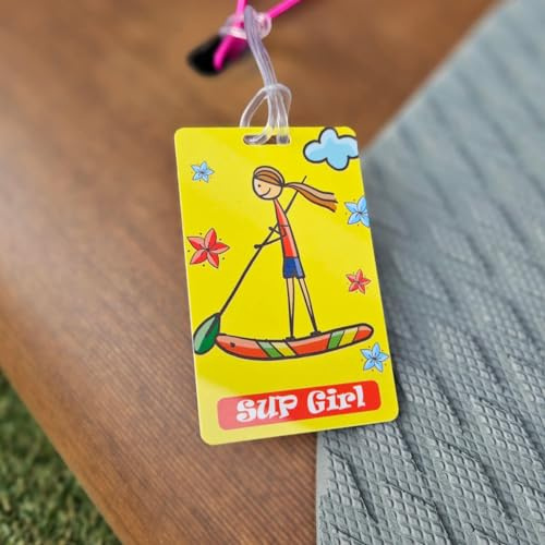 Dr. SUP - SUPtag - SUP Girl - Beschriftung - Namensanhänger für Dein Board