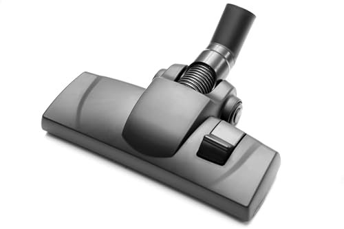 Brosse universelle pour sols durs et tapis de qualité supérieure de 32 mm - Confortable pour tous les sols (noir, 32 mm) - Aspirateur central et aspirateur