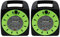 (Set of 2) - 4 Way Socket Cable 25M Cable Extension Reel Mains Heavy Duty 13 Amp Fused UK Plug Thermal Cut Out - Indoor and Outdoor Lead for Home Office Lawn Mower Industrial Work DIY & Garden