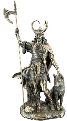57 SPECIAL REPLICAS Skulptur Deko NORDISCHER Gott – Loki Bronze Figur als Geschenk für Wohnzimmerdekoration Figuren Deko