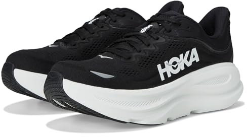 HOKA One One 1162011-BWHT Bondi 9 Black/White Men's Scarpe Taglia US 11