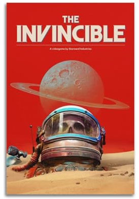 LMJUSNEFNC Poster, Motiv: Invincible Game, dekoratives Gemälde, Leinwand, Wandposter und Kunstdruck, moderne Familienschlafzimmer-Dekoration, Poster, 50 x 75 cm