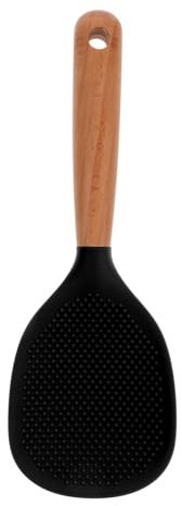 COLLBATH High Temperature Resistance Silicone Rice Spoon Non Stick Paddle for Rice Cooker Serving Spoon for Home Use