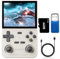 JUCHRZEY K36 Consola de Videojuegos portátil Retro Joystick Dual Pantalla IPS de 3,5 Pulgadas Consola de Videojuegos 40+ emuladores 16000+ Videojuegos Batería de 3500 MAh para emulador PSP/M