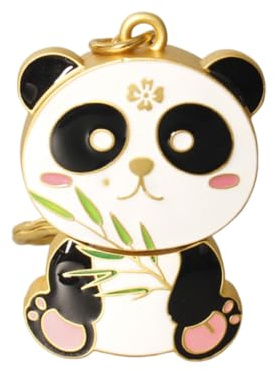 USB-Speicherstick aus Metall, Waffenform, alte chinesische Bronze, Fischdarm, Schwert, U-Disk, Panda-Form, USB-Flash-Laufwerk (Panda 64 GB)