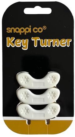 Snappi Co® Key Turner Aid – Ideal for Arthritis, Elderly, and Limited Hand Mobility | Ergonomic Grip for Easy Key Turning | Durable and Lightweight Key Assist Device
