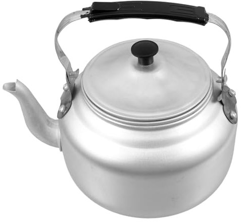 OFFSCH Aluminum Teapot Filter Mesh Camping Tea Kettle Lightweight Metal Teapot for Home Use Desktop Tea Kettle Small for Kitchen