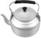 OFFSCH Metal Tea Pot with Filter 18cm White Coffee Pot Multi-Functional Kettle for Home Office and Travel