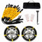 10PCS Anti-Rutsch Schneeketten Für Auto, Winterreifen Kette, KFZ Reifen Winter Zubehör (Größen L)