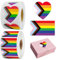 Regenbogen Sticker Set – Selbstklebende Pride Aufkleber – 1000 Sticker – 2 Designs (Herz + Flagge) – Für Autos, Kleidung, Dekoration