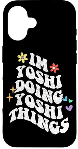 Retro Groovy Im Yoshi Doing Yoshi Things Lustiger Muttertag Hülle für iPhone 16