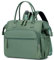 LORADI Wickeltasche mit großem Fassungsvermögen, wasserabweisendes Nylon, 3-Wege-Reiserucksack und Schultertasche mit Anti-Diebstahl-Taschen (grün)