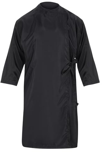 Gatuida Barber Cape, Hairdressing Gown with Sleeves, Waterproof Hair Cutting Cape with Adjustable Velcro Fastening, Fits All Neck Size for Unisex, Salon, Hairdresser, Hair Dye, Pet Grooming Coveralls