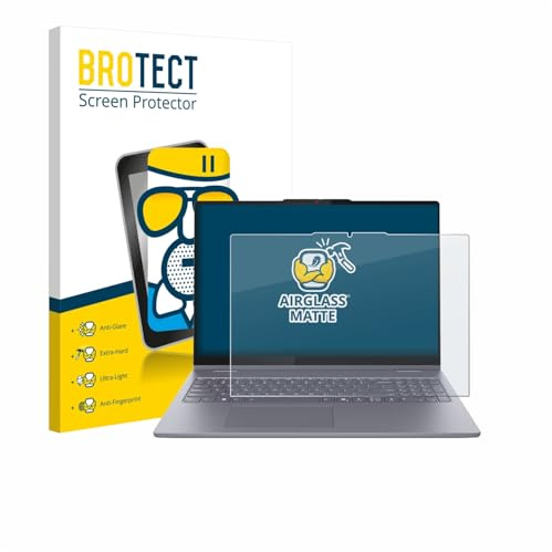 BROTECT Schutzglas für Lenovo IdeaPad 5 2-in-1 14AKP10 | Entspiegelnder Displayschutz Made in Germany Schutzfolie Glas Matt Anti-Reflex Kratzfest 9H Anti-Fingerprint Einfache Montage