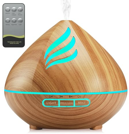 rategist Aroma Diffuser 500ml mit Fernbedienung: Eine Nacht ohne Nachfüllen