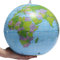 SHATCHI Aufblasbare Weltkugel Erdkarte Geographie Lehrer Hilfe Ball Spielzeug Geschenk 40 cm, blau