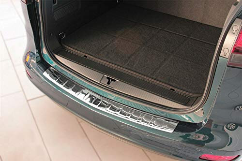 Ladekantenschutz Edelstahl Chrom kompatibel für OPEL Zafira C Tourer 2011-2019 | +Abkantung | Premium Qualität von RECAMBO