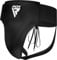 RDX Tiefschutz Herren Kampfsport Boxen, Genehmigt SATRA, Maya Hide Leder, Hodenschutz Manner MMA Kickboxen Unterleibschutz Handball Muay Thai, Groin Guard Protection Zubehör, Tiefenschutz Taekwondo (schwarz, Small)