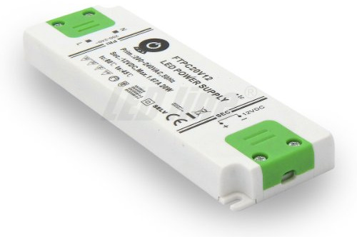 20 W Fuente de alimentación LED 12 V DC/20 W 1,6 A/LED transformador adaptador conductor LED Driver Transformador para LED