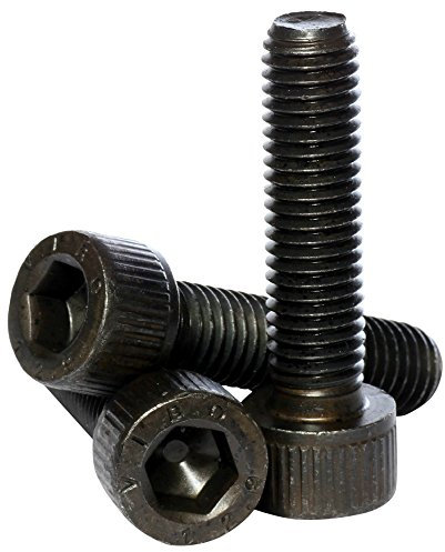 (3mm) M3 x 15 Black 12.9 Grade High Tensile Hex Socket Cap Screws Self Colour Allen Bolts DIN 912-5 Pack
