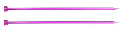Knit Pro KP51168 Trendz: Knitting Pins: Single Ended: 15cm x 5.00mm, 5mm Purple