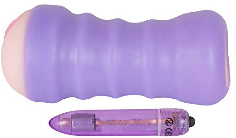 You2Toys Ginas Vibrating Pussy - weicher Masturbator mit Vagina-Öffnung, Taschenmuschi mit Vibrator zur intensiven Stimulation, lila
