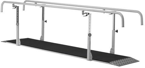 Sport-Tec Gehbarren extratief Barren Turngerät Stufenbarren, Holmenlänge 4 m aus Metall
