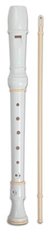 Bontempi - GermanTouchFlute - Flauto Dolce con Diteggiatura Tedesca, Bianco