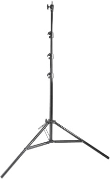 PIXAPRO Retractable, Heavy Duty Light Stand Photography Lighting Stand for Photoshoot & Filming Auto Light Stand Tripod Air-Cushioned System Strong Grip 7kg Load Capacity 74-240cm (240cm)