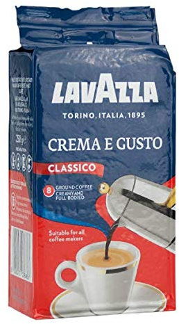 20x LAVAZZA CREMA E Gusto Classico Kaffee 250g gemahlen