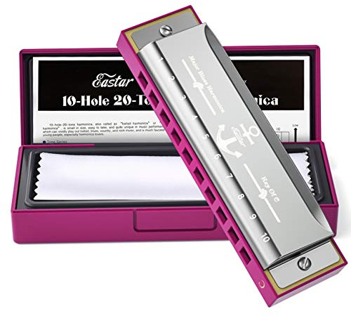 Eastar Harmonica 10 clés rose