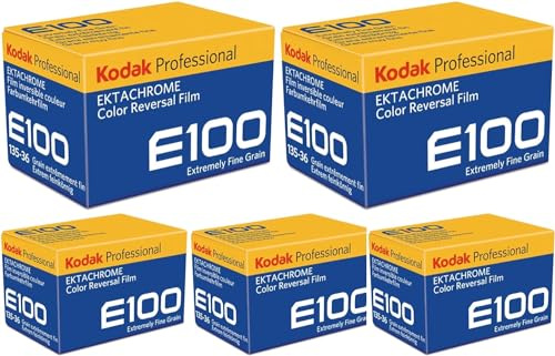 Kodak Professional Ektachrome E100 Farbfilm (35 mm, 36 Aufnahmen), 5 Stück