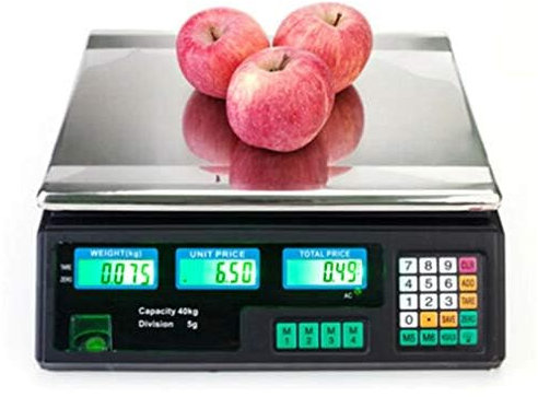 Di Tutto per Tutti BILANCIA ELETTRONICA DIGITALE PROFESSIONALE MAX 40 KG CON DISPLAY NUOVO