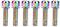 6 Pezzi Bullone da Portaborraccia in Lega di Titanio Viti a Testa Cilindrica con Esagono Incassato M5x25mm Bulloni per Bicicletta (Colori)