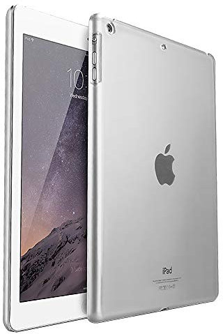 REY Funda Carcasa Gel Transparente para iPad Air 1 (iPad 5), Ultra Fina 0,33mm, Silicona TPU de Alta Resistencia y Flexibilidad