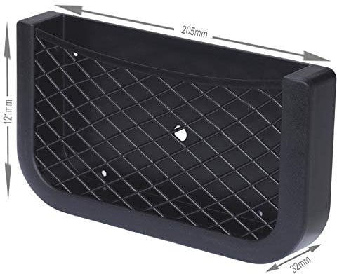 Sunstop Ablagenetz ,fach zum kleben oder schrauben für Fahrzeuge, Boot, Camper, Wohnwagen, Schrank sowie Innenräume, Universell Einsetzbar (M = 205x121x32mm)