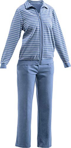 Erwin Müller Damen-Freizeitanzug Rauchblau Größe 50
