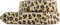 BELTINGER Hochwertiger Fell-Ledergürtel ohne Schnalle 4 cm | Kuh-Ledergürtel Damen Herren 40mm | Fell-Gürtel | Mini-Leo 90cm