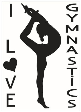 Homoyoyo 1 Satz Wandaufkleber Dekoration Der Innenszene Mädchen Fenster Haftet Gymnastik- Gymnastikwand Yoga-wandtattoo Wandtattoo Zitat Für Fitnessstudio Sport Pvc Dekorative Wand