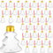Patelai 36 Pcs Christmas Drink Balls Shot Glass Ornament Plastic Fillable Christmas Tree Ornaments Clear Xmas Water Bottle Bulbs for Holiday Party Decoration Indoor Outdoor(Xmas Tree)