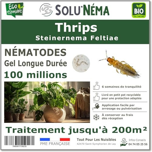 SOLUNEMA - Nématodes Contre les Thrips 100 Millions Longue Durée