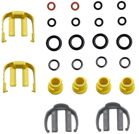 Karcher Trigger Gun Fastener Seal Ring for High Pressure Washer Replacement Parts Set for K Series K2 K3 K4 K5 K7 Nozzles Trigger Gun Water Pipe Fasteners Set of 24