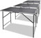 Gecheer 3-teilige Klapptisch Multifunktionstisch-Set Tapeziertische Tapeziertisch Tisch aus MDF-Tischplatte + Eisenbeine,Arbeitstisch 3 Tische Tisch-Set,Verbunden durch Klammern