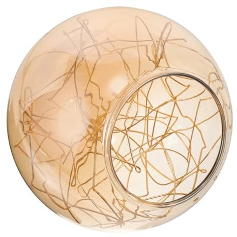 UKCOCO Glaslampenschirm Kugelförmig Für Pendelleuchte Deckenleuchte Ersatz-lampenschirm Aus Glas Für Kronleuchter Dekorativ Für Flur Wohnzimmer Schlafzimmer Arbeitszimmer