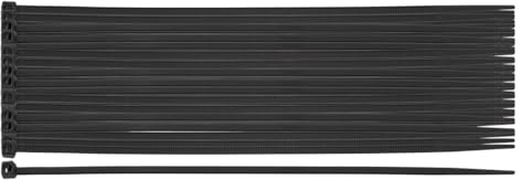 NEO TOOLS Nylon Kabelbinder Schwarz Set 100 Stück 100 mm x 2.5 mm - Stark Kabelbinder mit 18 kg Zugfestigkeit - UV-Beständig - Innen- und Außenbereich Verwendet - Wetterfest - Verschiedene Größen