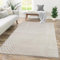 TT Home Wohnzimmer Teppich Esszimmer Kurzflor Boho Stil Skandinavisch Mit Glanzdetails Hoch-Tief-Struktur Soft-Touch Einfarbig, Größe:160x220 cm