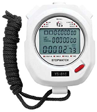 Cronometro digitale professionale palmare LCD sportivo cronometro timer cronometro con corda per lo sport