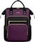 LOVEVOOK Laptop Backpack for Women, 15.6 inch Womens Backpack for School College with USB Port & Anti-theft Zipper, Large Computer Laptop Rucksack Casual Daypacks for Business Travel, Black Purple